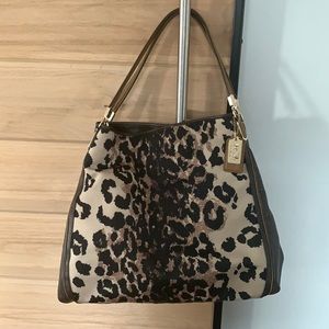 Coach Leopard Phoebe Madison Ocelot handbag